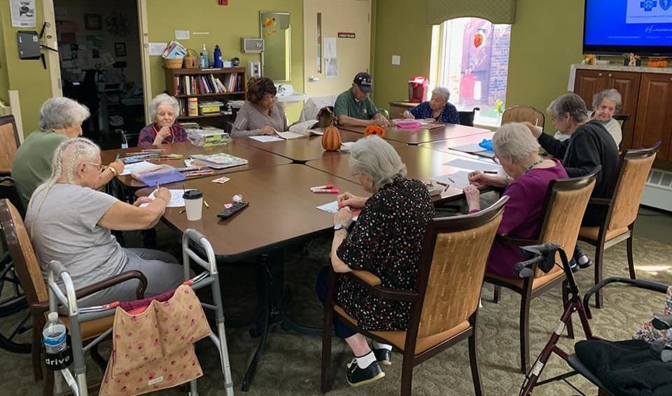 Group Crafts at Manoogian Manor