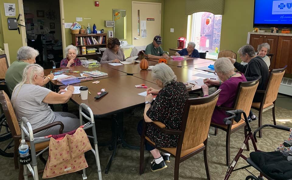Group Crafts at Manoogian Manor