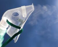 Nebulizer with mist coming out