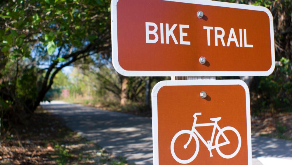 Bike Trail Sign