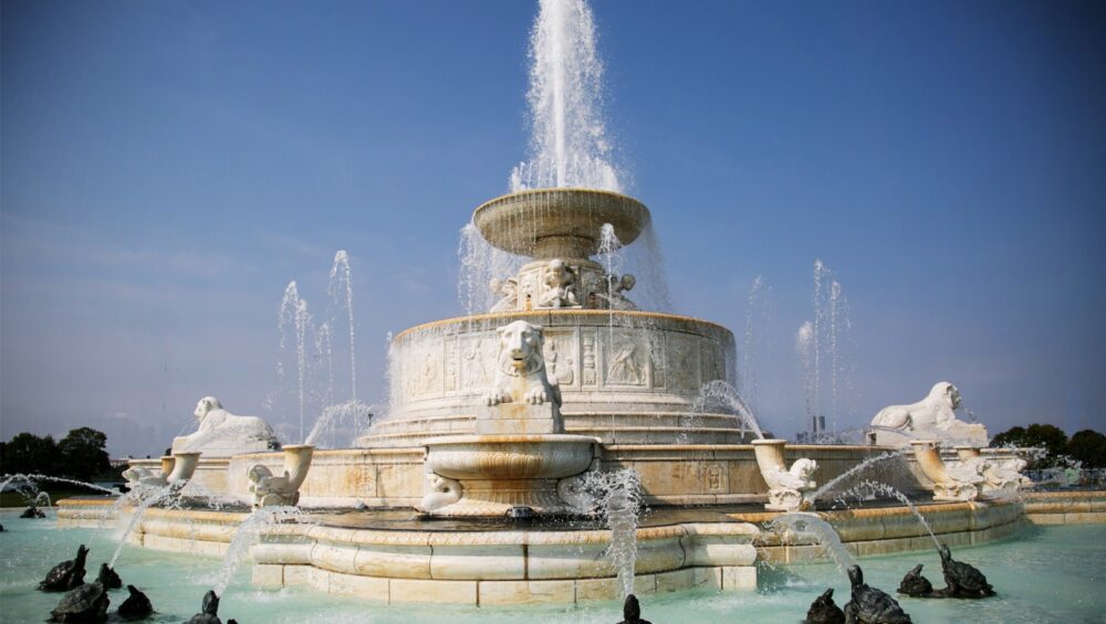 Scott Family Fountain on Belle Isle