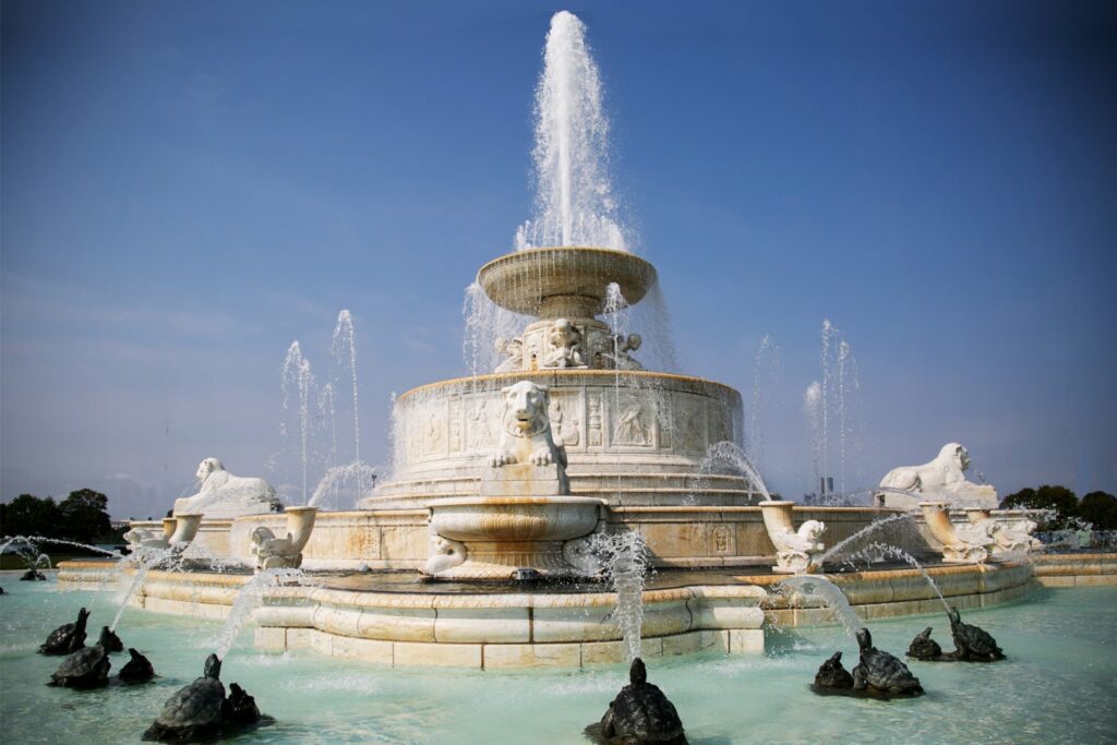 Scott Family Fountain on Belle Isle